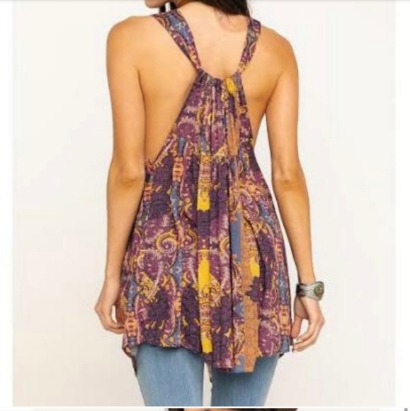 Free People NWTS Count Me in Trapeze Tunic - Picture 3 of 5